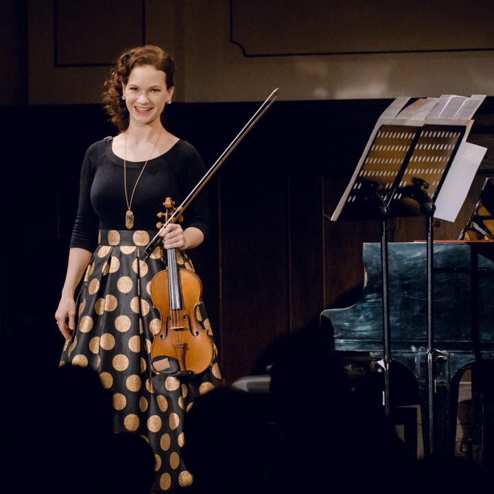 Fans at a Hilary Hahn concert